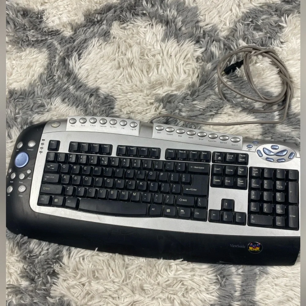 ViewSonic KBM-KP-202 2-Tone 104 Normal Keys 33 function keys Standard Keyboard